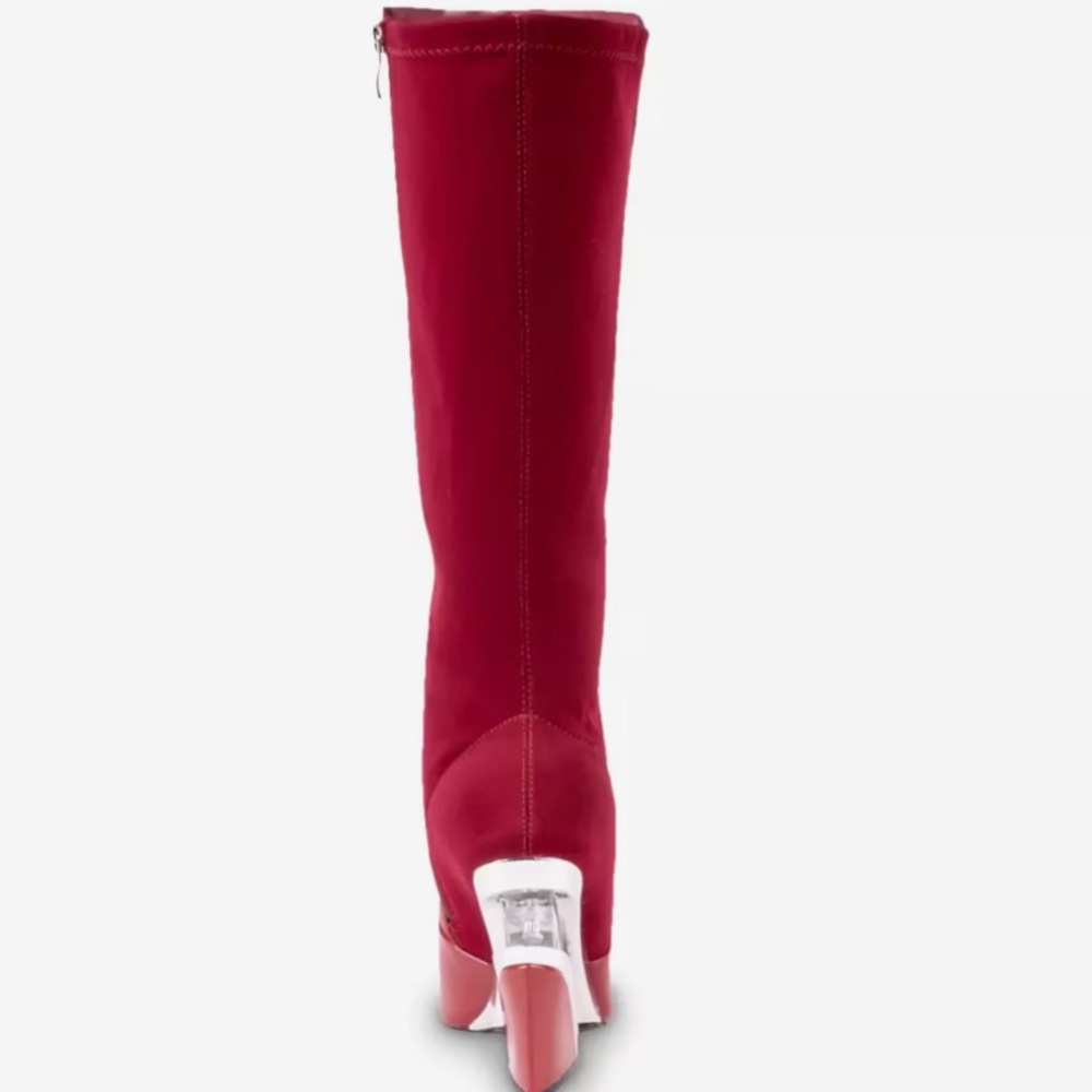 🌸NINETY UNION🌸 Villa Boot In Burgundy Size: 4 - Picture 3 of 13